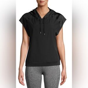Avia Women's Hooded Short Sleeve Sweatshirt